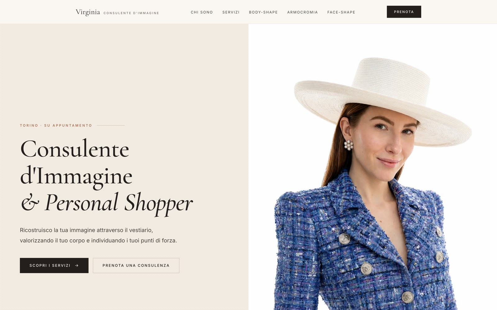 Sito Virginia Terzano — consulente d'immagine e personal shopper